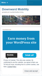 Mobile Screenshot of downwardmobility.net